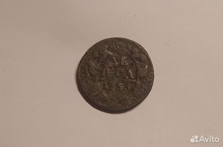 Монета 1 Денга 1753 г