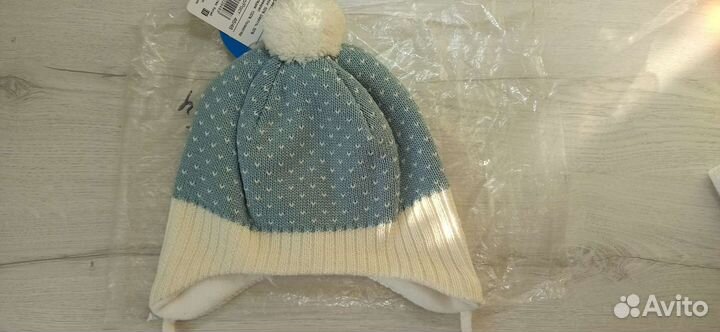 Шапка для мальчика новая 46 48