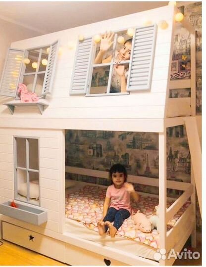 Новая детская кровать домик
