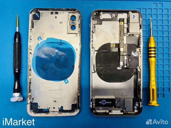 Замена корпуса iPhone X; (Замена дисплея)