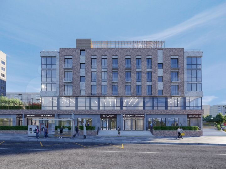 2-к. квартира, 52,7 м², 4/5 эт.