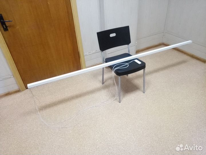 Карниз для вертикальных жалюзи металл белый 230см