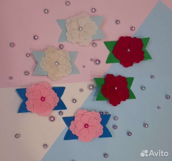 Заколка для волос ручной работы