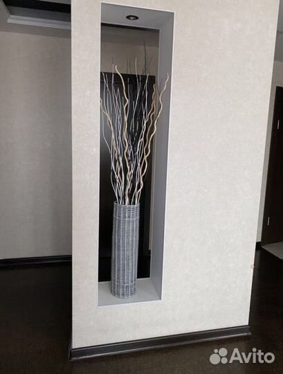 Ваза напольная плетёная