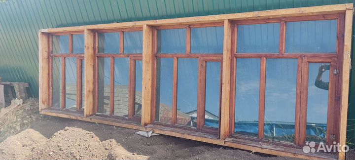 Деревянная оконная рама бу