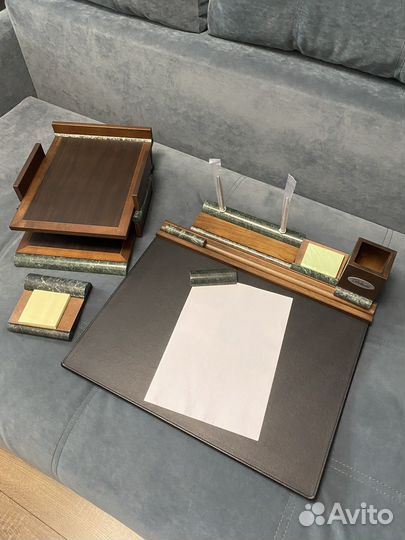 Настольный набор руководителя камень