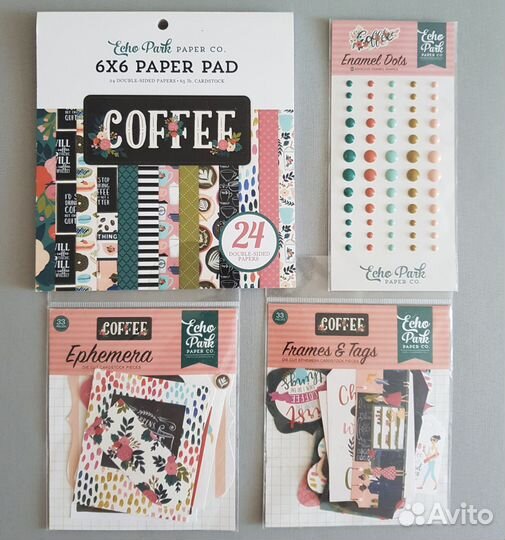 Набор бумаги скрапбукинг