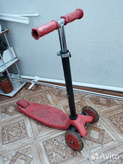 Самокат детский трехколесный бу