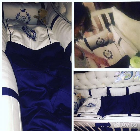 Бортики, Подушки в детскую кроватку 6 шт