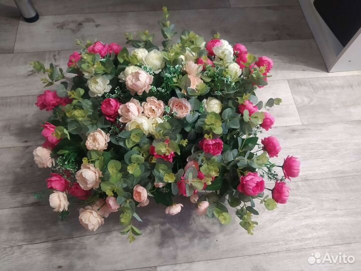 Искусственные цветы для декора свадьбы