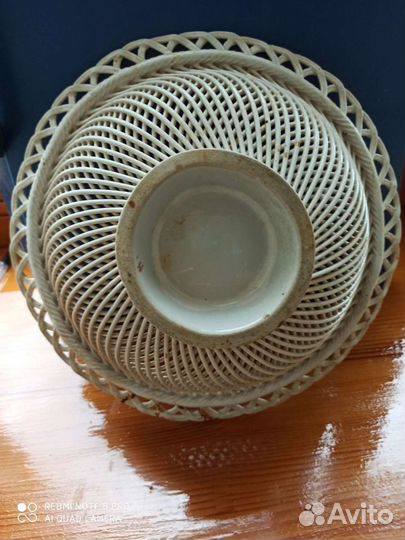 Сухарница СССР фарфоровая