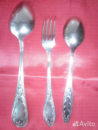 Мельхиоровые столовые приборы из СССР