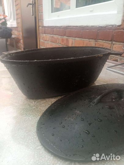 Утятница гусятница, чугунная СССР