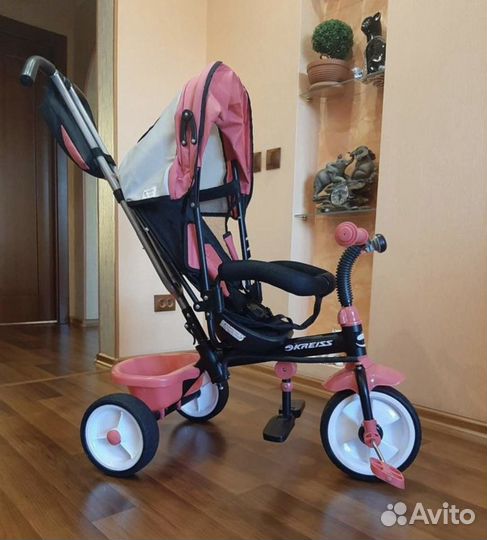 Велосипед коляска с ручкой