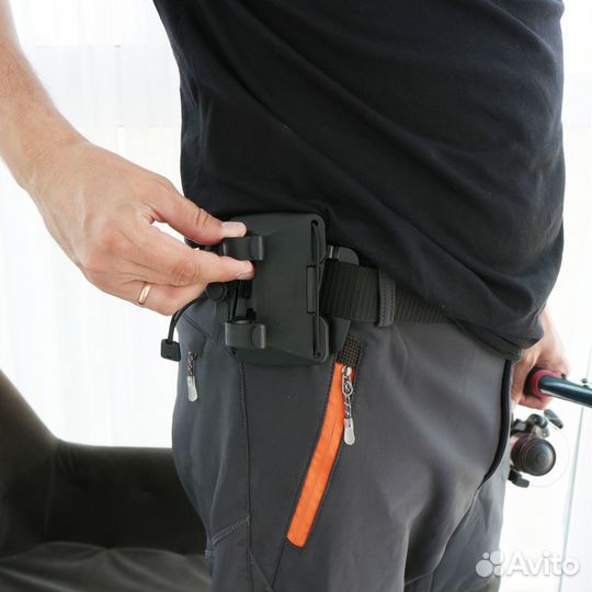 Держатель удилища с зажимом для ремня, новый