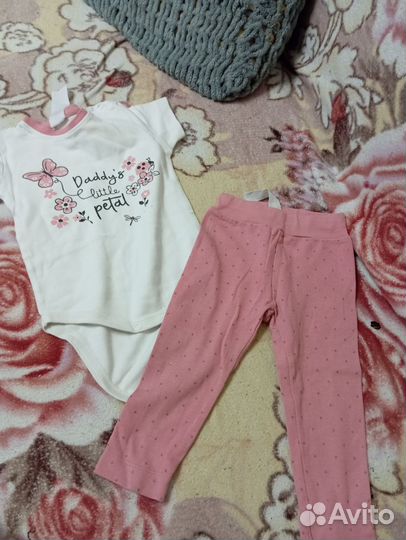 Детские вещи на девочку пакетом 86 92