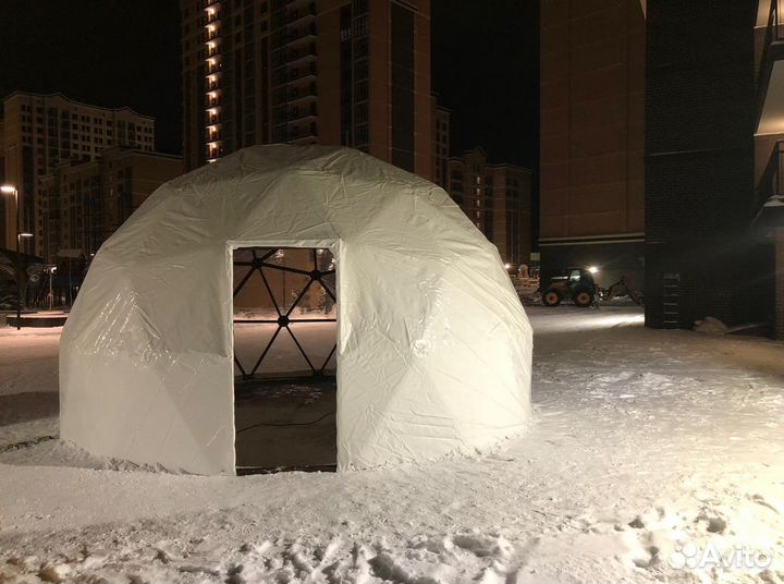 Купольный сферический шатер