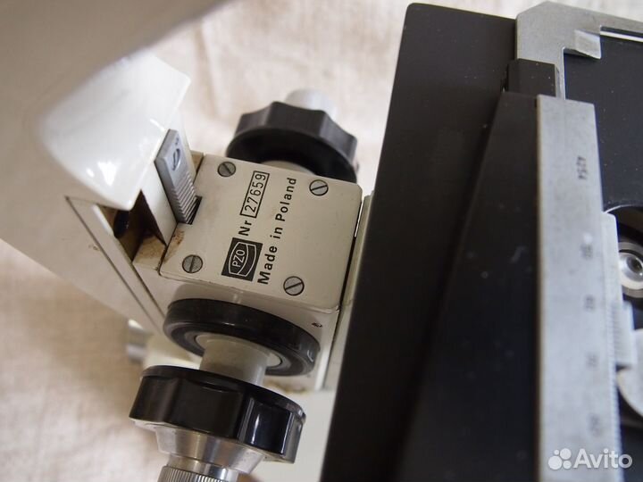 Польский бинокулярный микроскоп PZO