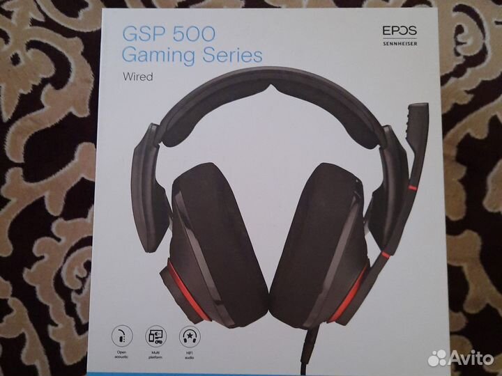 Игровая гарнитура epos sennheiser gsp 500 новая