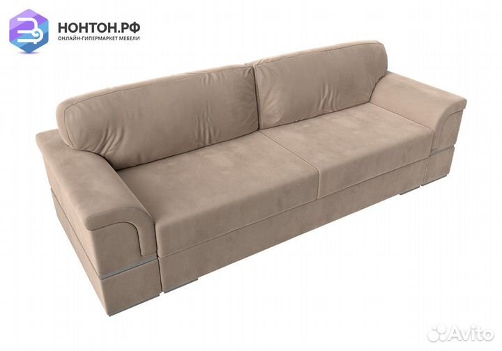 Диван еврокнижка Порту велюр бежевый