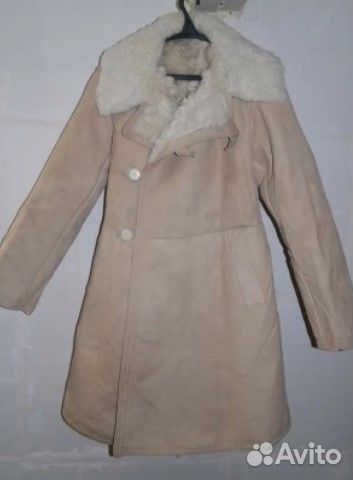 Меховой тулуп постовой Белая бекеша офицерская