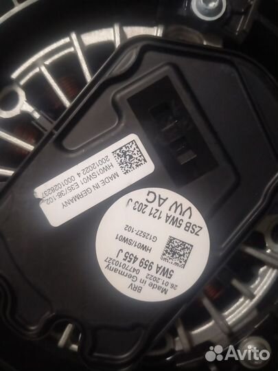 Вентилятор радиатора в рамке