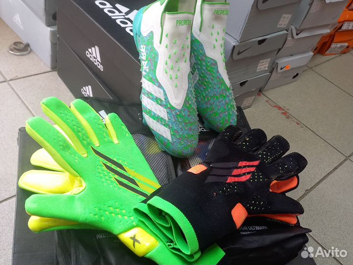 Вратарские перчатки adidas 10
