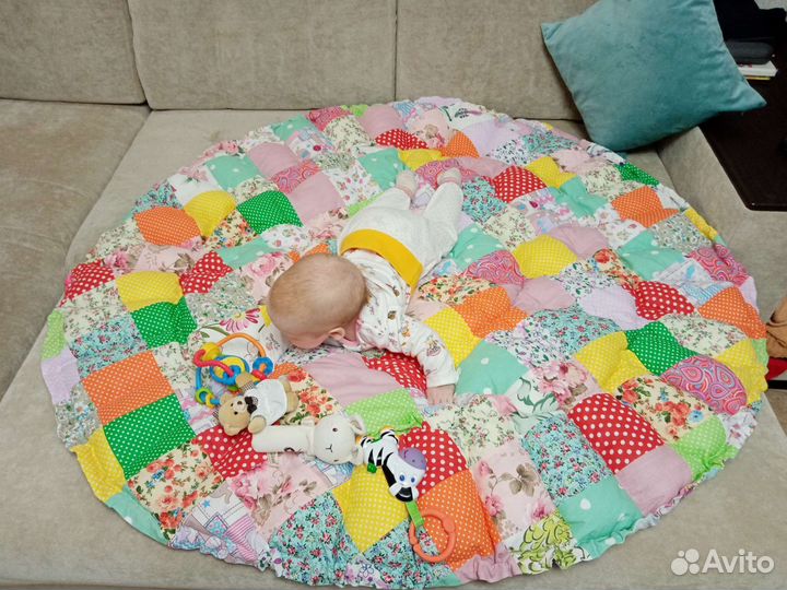 Одеяло коврик кокон для младенцев