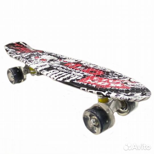 Скейтборд (Пенниборд) светящийся