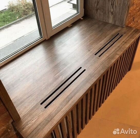 Деревянный подоконник из ясеня