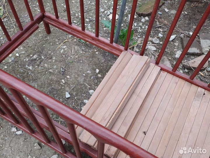 Винтажная мебель СССР. Детская кроватка