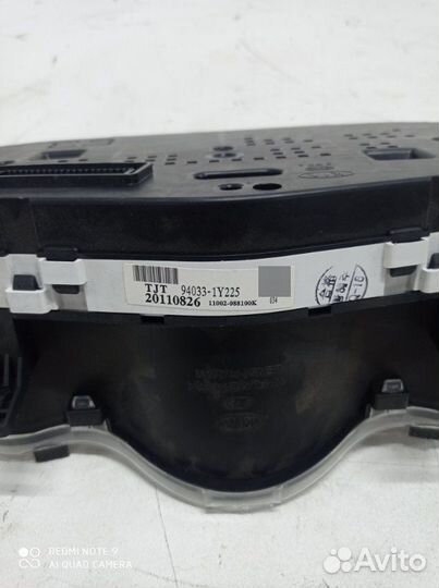 Панель приборов Kia Picanto TA G4LA 2012