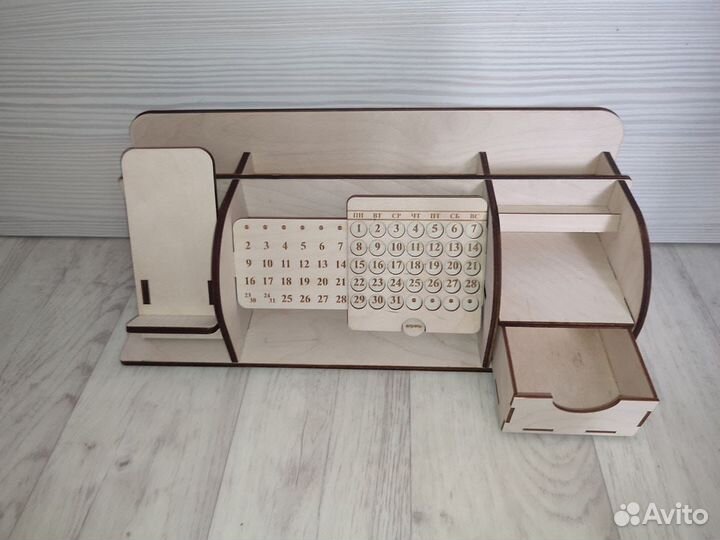 Органайзер для канцелярии деревянный