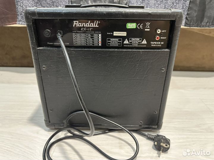Комбоусилитель гитарный Randall KH-15