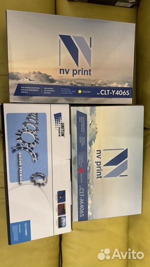 Картриджи Cactus CLT-Y406S для Samsung (комплект)