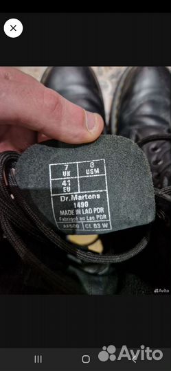 Ботинки dr Martens 1490