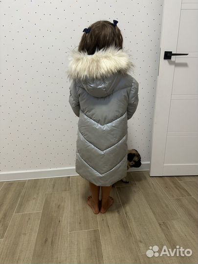 Пуховик для девочки 116