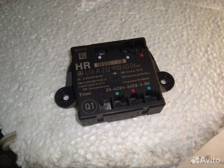 Блок управления задней правой двери W212 M276 A2129004006