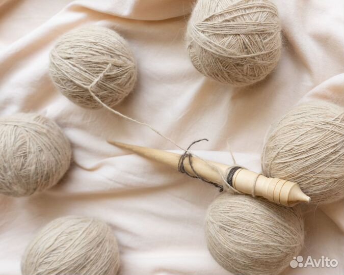 Пряжа из пуха тибетского мастифа