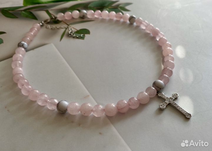 Колье из натуральных камней