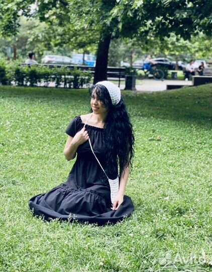 Косынка вязанная