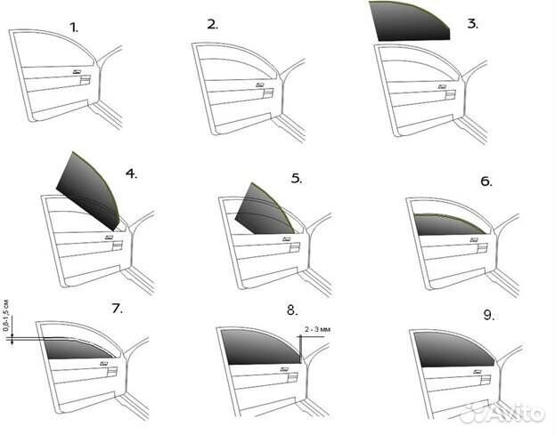 Съёмная жесткая тонировка