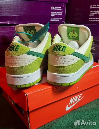 Nike sb dunk low green apple оригинал