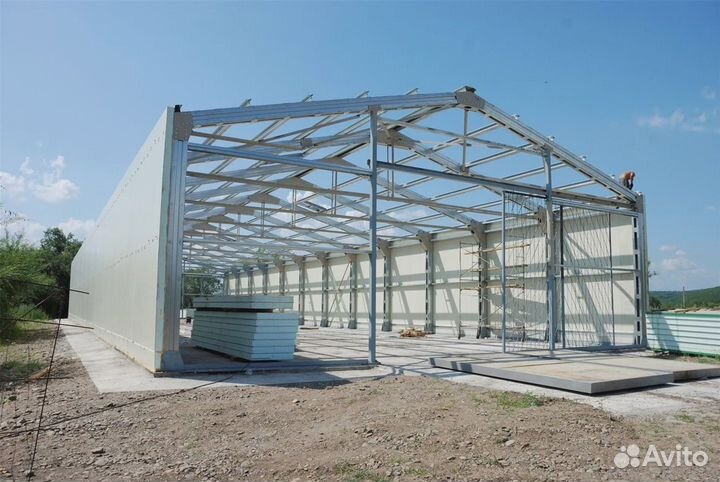 Металлические каркасы зданий и сооружений