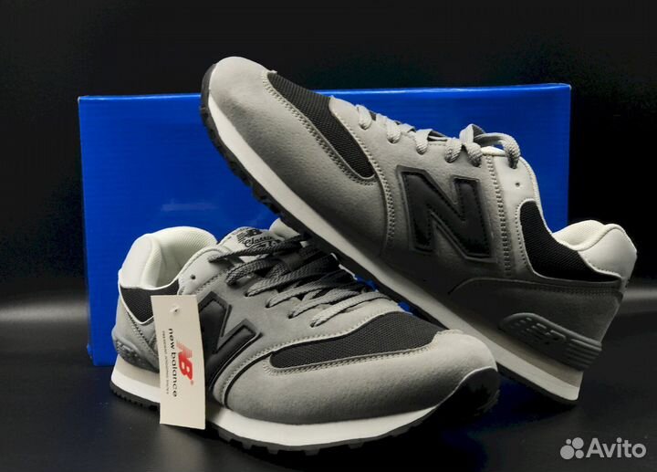 New Balance: мужские, серые, 41-46