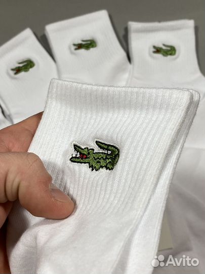 Носки Lacoste средние хлопок