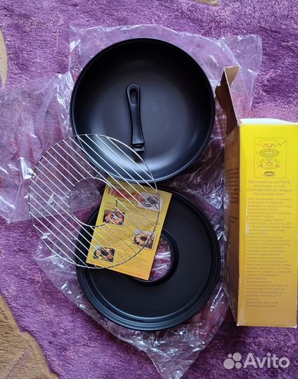 Сковорода гриль газ