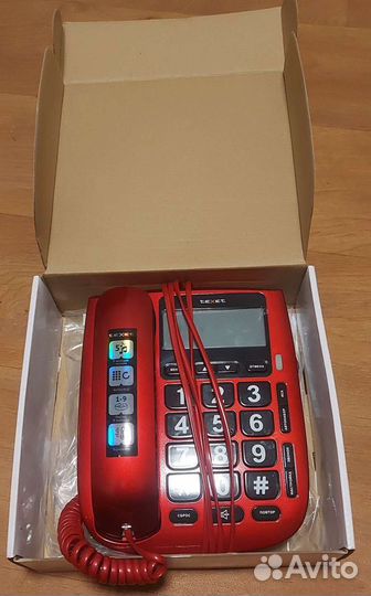 Стационарный ретро телефон Textel