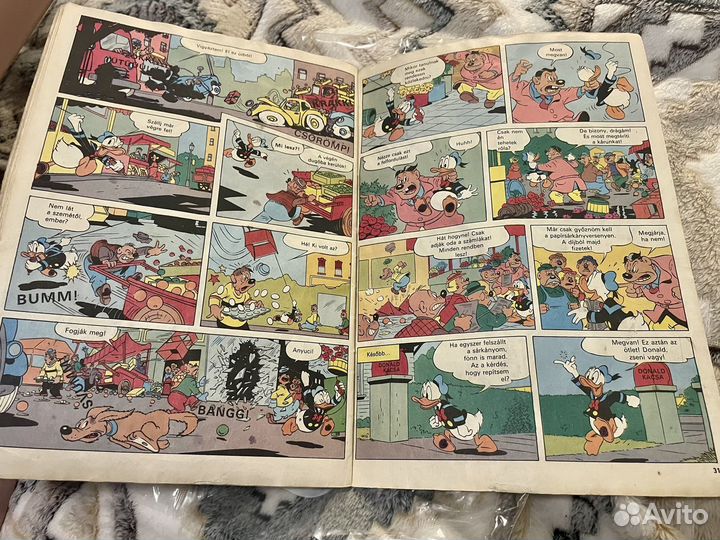 Комикс Дональд Дак и Микки 1990г. На немецком