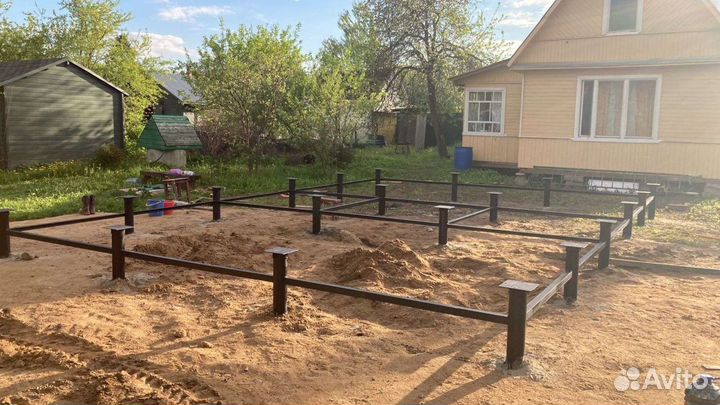Свайно винтовой фундамент, под ключ